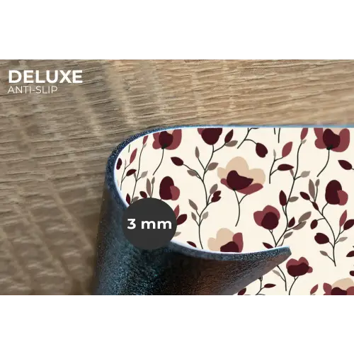 Bloemen - Botanisch - Bordeaux Placemat vinyl groot 368 -closeup
