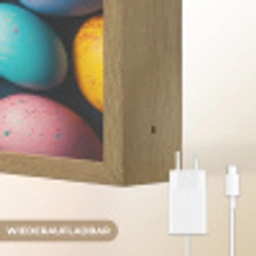 Kleurrijk - Paaseitjes - Spetters Light Box met batterij (Wandlamp) middel -USP_websiteoplaadbaarDE
