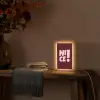 Nice - Uitroepteken - Rood Light Box met kabel (Tafellamp) klein -sfeer4