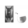 Ezel - Telefoon - Toilet - Zwart - Wit fotobehang vinyl groot -3d