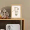 Luchtballon - Olifant - Watercolor - Beige - Dieren Light Box met kabel klein -sfeer2_kind