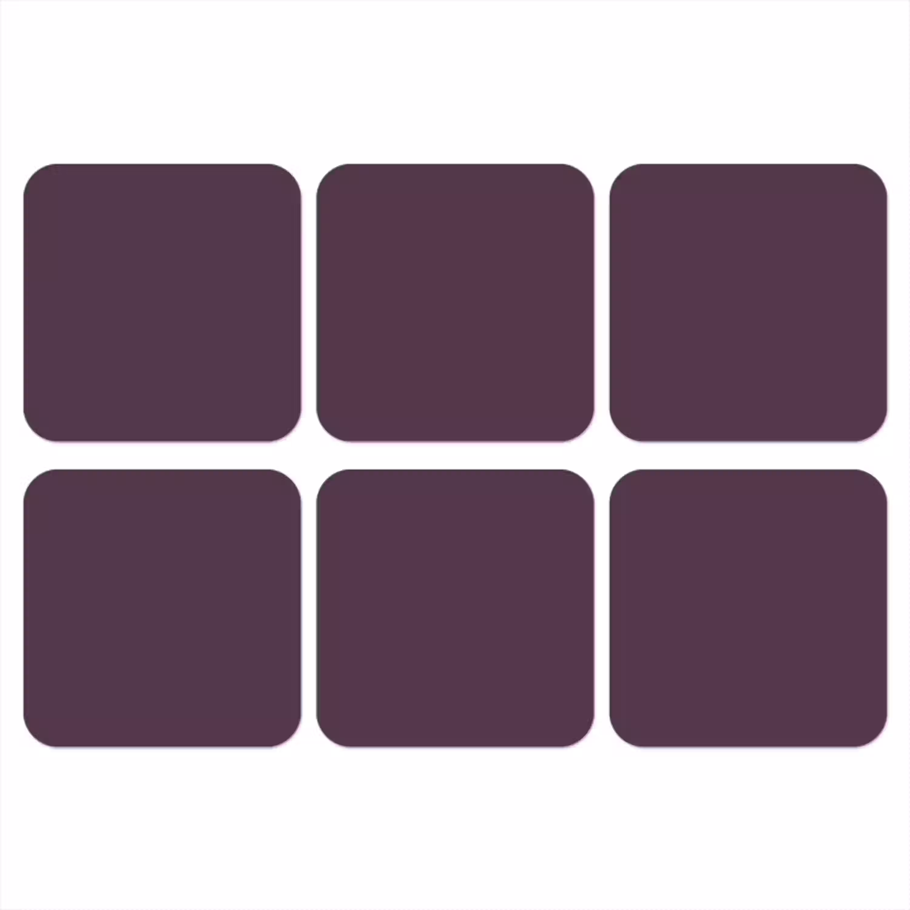 Midnight - Plum - Paars onderzetter kurk middel 366 -3d