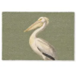 Pelikaan - Wit - Vogel - Klassiek - Natuur Deurmat klein -zkaufland3d