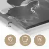 Koeien - Zwart - Wit plexiglas 5mm klein -sfeer2