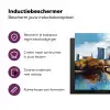 Bomen Frankfurt- Stad - Skyline - Brug Inductie beschermer vinyl 3mm klein -zzzzzzz-cc-usp