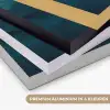 Zee - Silhouet - Abstract - Blauw Textielframe zwart klein -USP_kleurenNL