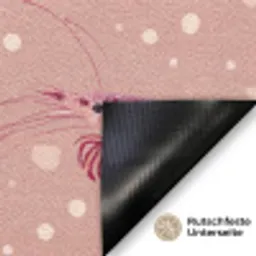 Garnalen - Stippen - Roze Deurmat klein 898 -antislip_DE