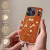 Bloemen - Wit - Subtiel - Roestkleur Telefoonhoesje iPhone 17 Pro klein -sfeer3_NL