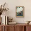 Hoed - Vrouw - Beige Light Box met kabel (Tafellamp) klein -sfeer2
