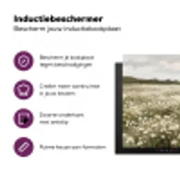 Illustratie - Landschap - Wit Inductie beschermer vinyl 3mm klein -zzzzzzz-cc-usp