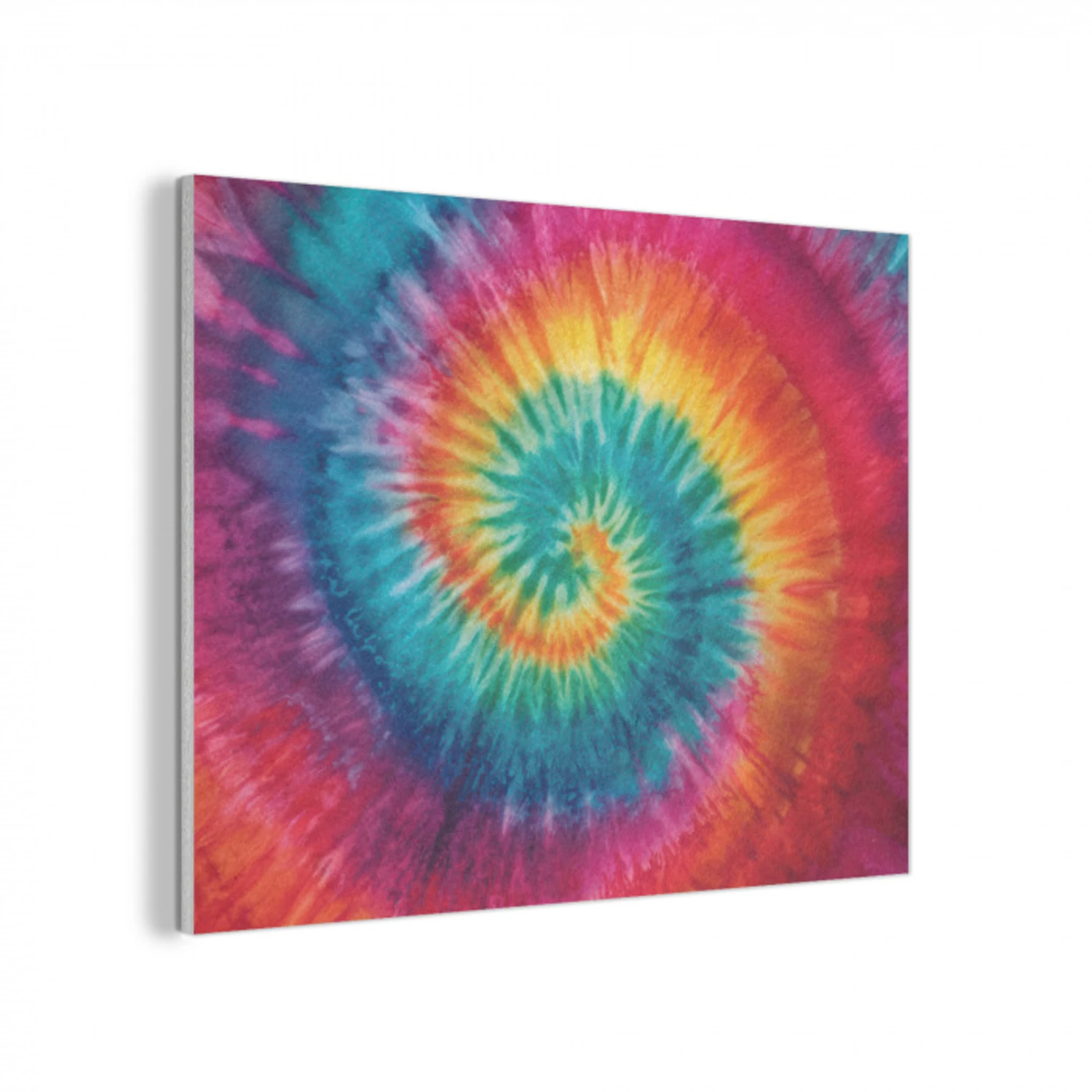 Regenboogkleuren - Tie dye - PET vilt klein -3d