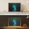 Tennis - Futuristisch - Sport - Neon Light Box met batterij (Wandlamp kind) middel -sfeer3_kind
