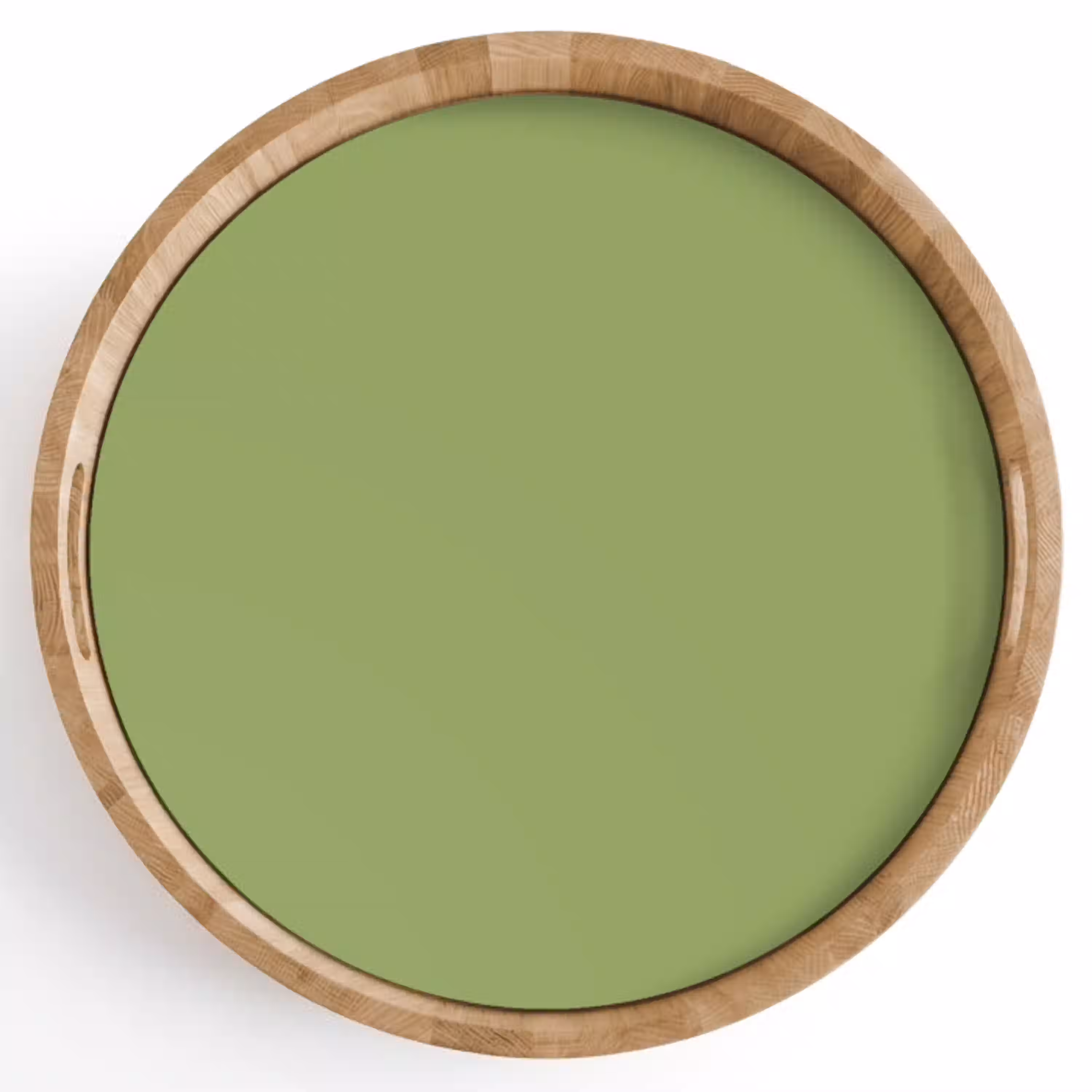 Sage - Green - Groen Dienblad Rond middel 914 -z3d_shopping