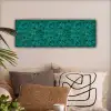 Vloeiend - Olie - Verf - Groen canvas 2cm klein 828 -sfeer1