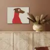 Silhouet - Hond - Trui - Rood PET vilt klein -sfeer4