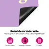 Oh darling - Hart - Paars Inductie beschermer vinyl 3mm klein -zzzzzzz-lf-onderkant