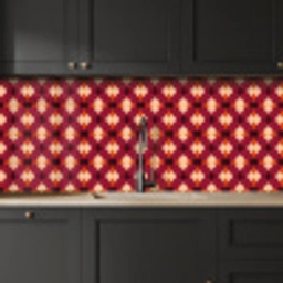 Retro - Patroon - Kleurrijk keuken achterwand 2 middel 871 -sfeer1