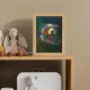 Hond - Puppy - Bloemen - Natuur - Golden retriever Light Box met kabel klein -sfeer2_kind