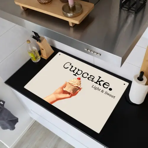 Cupcake - Zoet - Kers Inductie beschemer met haakjes klein -sfeer1