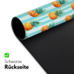 Ananas - Strepen - Groen Muismat XXL klein 681 -ysfeer2_duits