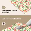 Patroon - Kersen - Wit Inductie beschemer met haakjes klein 777 -ky-schoon-nl