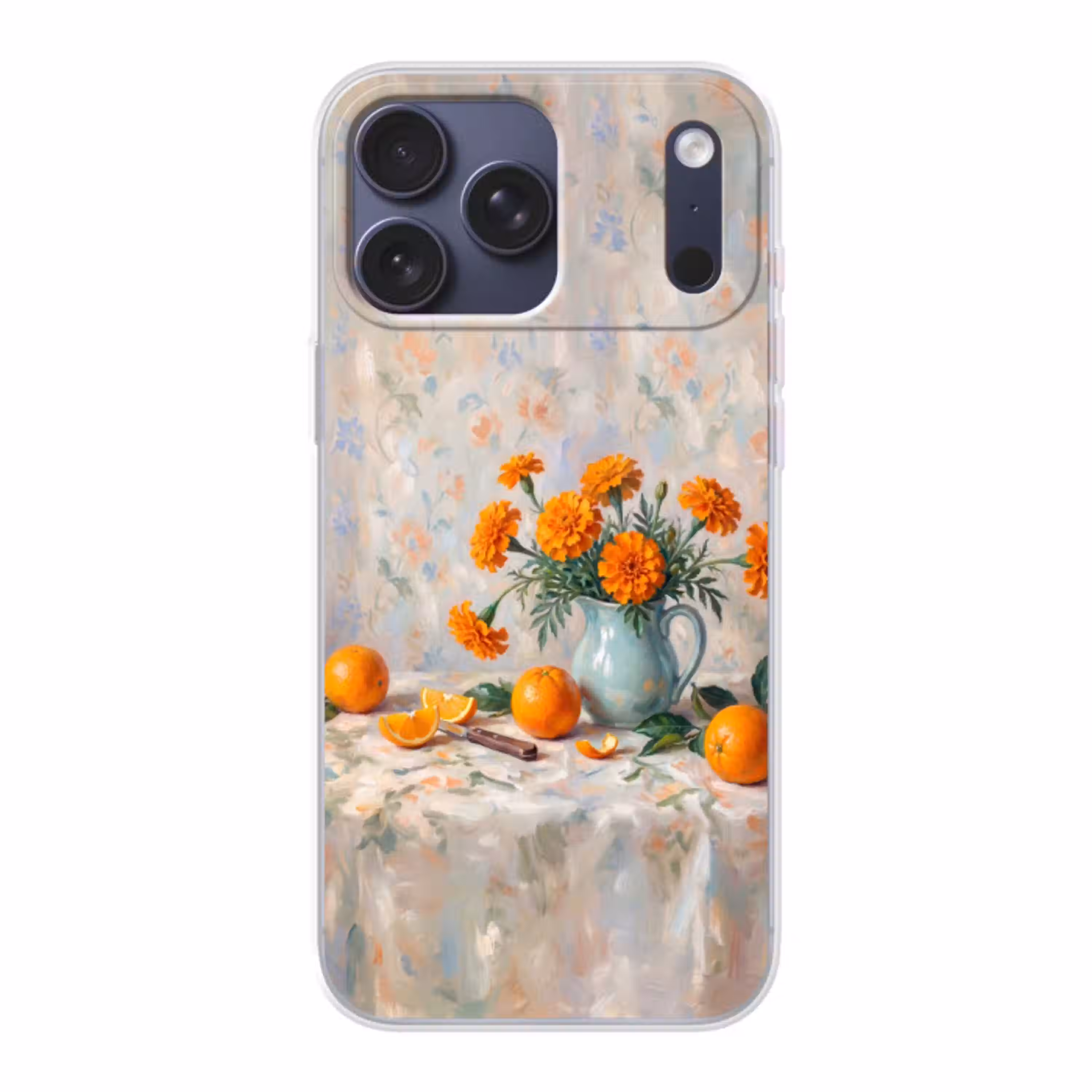 Eten - Oranje - Kunst Telefoonhoesje iPhone 17 Pro Max klein -3d