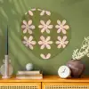 Bloem - Modern - Groen Wandcirkel Organisch Aluminium middel 851 -sfeer2