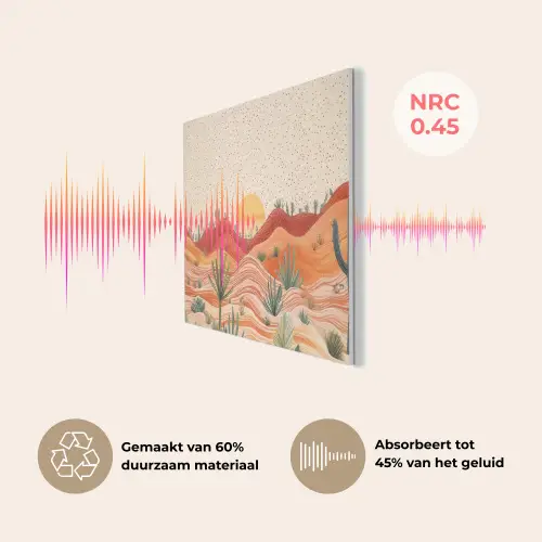 Landschap - Heuvels - Zonsondergang PET vilt klein -USP_NL