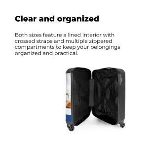 Inside of the suitcase