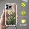 Narcis - Bloem - Minimalistisch Hoesje iPhone 16 Pro Max met koord klein -sfeer2_NL