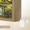 Bos - Landschap - Water - Bomen - Zon - Groen - Natuur Light Box met batterij (Wandlamp) middel -USP_websiteoplaadbaarNL