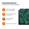 Jungle - Bladeren - Tropisch Inductie beschermer vinyl 3mm klein -zzzzzzz-td-ups