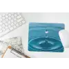 Waterdruppel - Water - Oppervlakte muismat rubber klein -witbureau