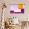 Vlakken - Abstract - Rechthoekig - Oranje Wandkleed katoen klein -wsfeer5_kind