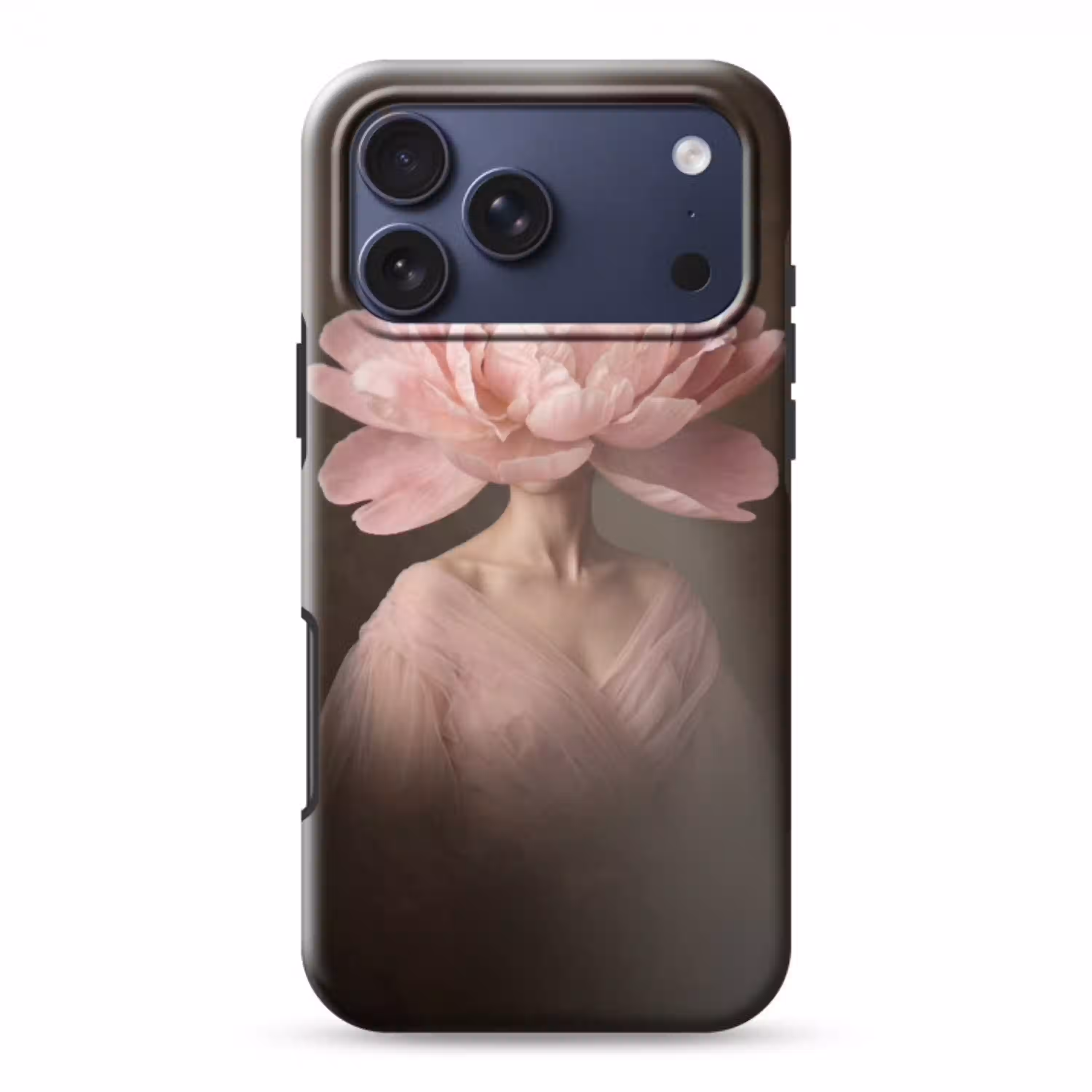 Gezicht - Roos - Roze Toughcase MagSafe Apple iPhone 17 Pro Max klein -3d