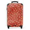 Stippen patroon rood NBS - Handbagage koffer - Kinderen Unisex middel -productfoto_recht