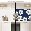 Sakura - Wit - Patroon - Japan keuken achterwand 2 middel 871 -voor-na2_NL