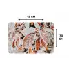 Bladeren - IJs - Winter - Natuur Placemat vinyl groot -specs
