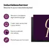 Oh hi - Paars - Minimalistisch Inductie beschermer vinyl 3mm klein -zzzzzzz-cc-usp