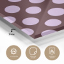 Klassiek - Stippen - Paars plexiglas 5mm klein 11 -sfeer2