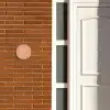 Zalmroze - Klassiek Naambord Rond klein -sfeer3-rond-XS