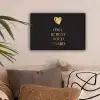 Oma jij bent goud waard - Quotes - Spreuken - Oma canvas 2cm klein -sfeer1