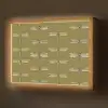 Libellen - Patroon - Groen Light Box met batterij (Wandlamp) middel 907 -z3d_website