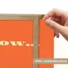 If not now then when - Oranje - Geel - Levendig Light Box met batterij (Wandlamp) middel -USP_websiteprintNL