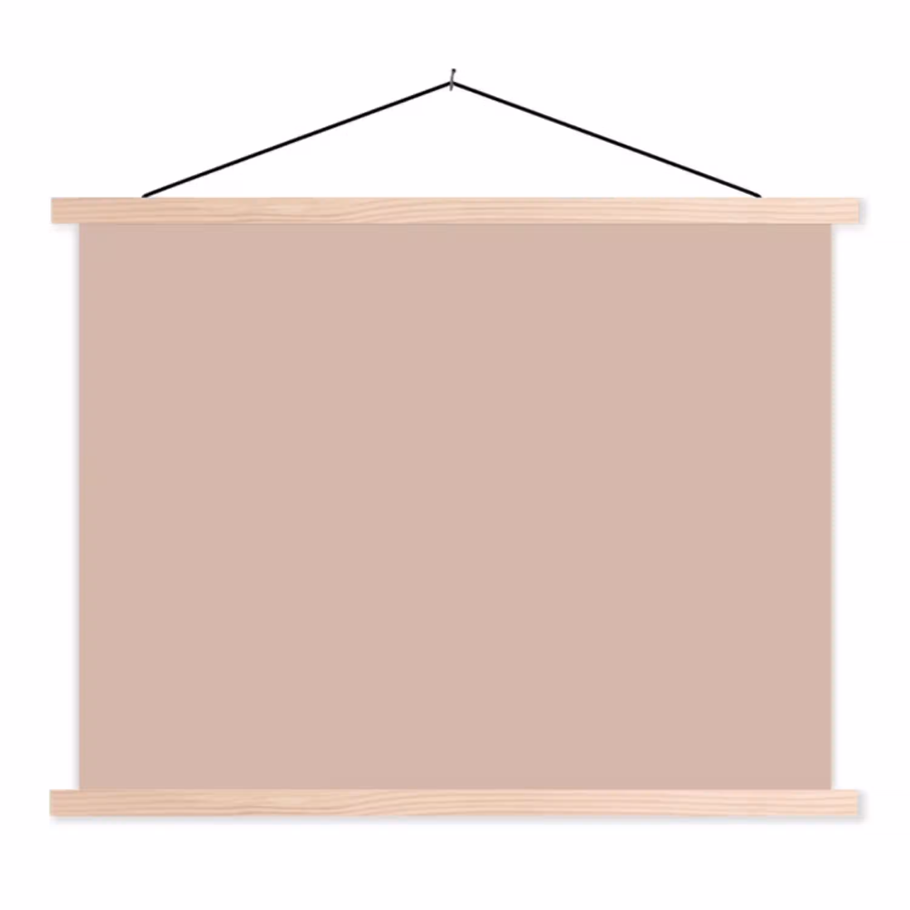 Soft - Clay - Nude textielposter latten blank klein 122 -3d
