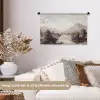 Klassiek - Landschap - Sereen Wandkleed katoen klein -sfeer1