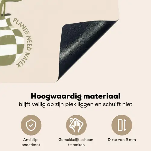 Bloem - Wit - Vaas - Quote Inductie beschemer met haakjes klein -ky-onderkant-nl