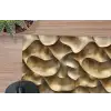Abstract - Antiek - Goud muismat rubber klein 262 -closeup