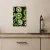 Kiwi - Fruit - Groen KitchenYeah - Keuken - Canvas klein -sfeer2