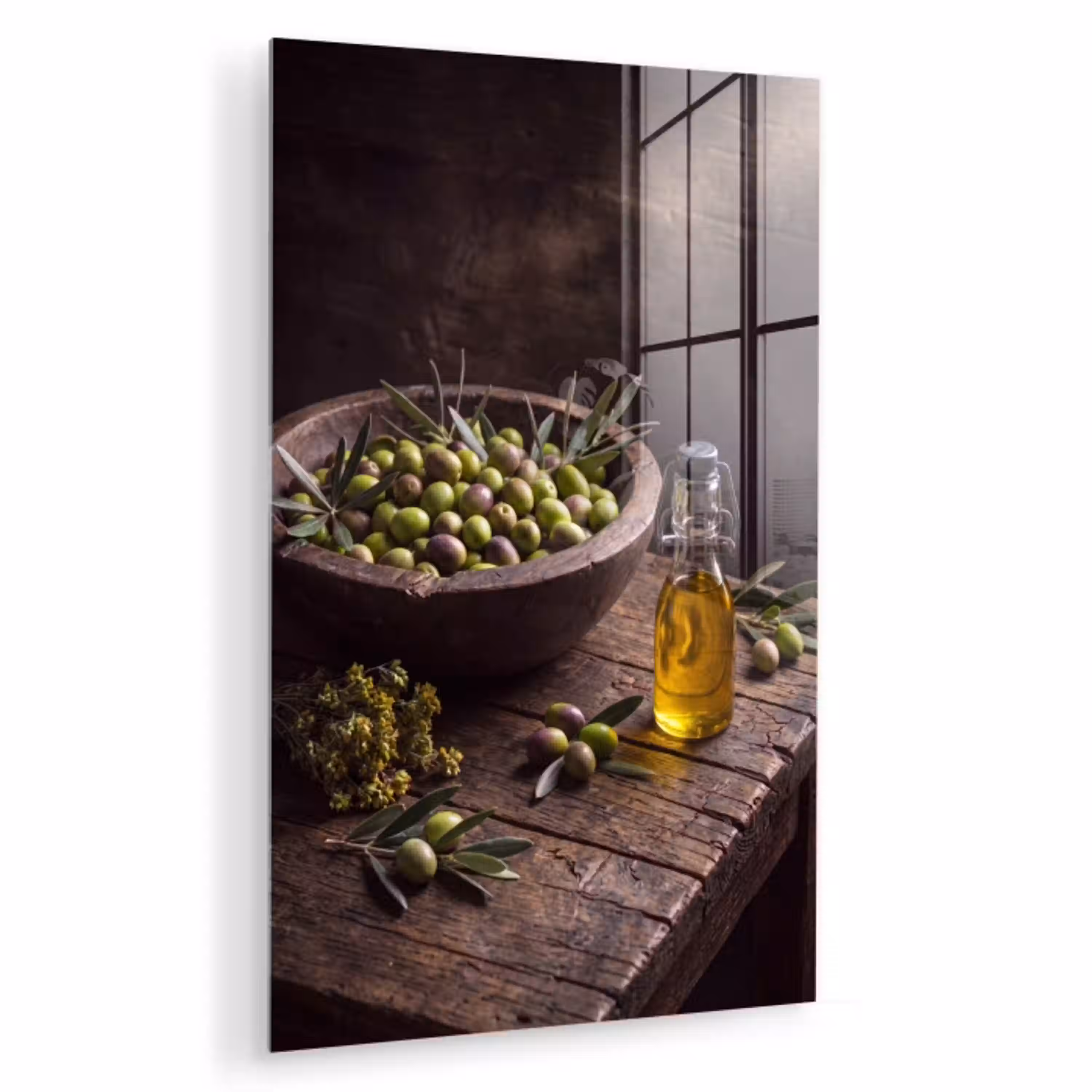 Olijven - Eten - Rustiek plexiglas 5mm klein -zzzproduct_nieuw